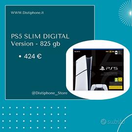 PS5 SLIM DIGITAL VERSION 825 GB - nuova