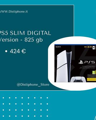 PS5 SLIM DIGITAL VERSION 825 GB - nuova