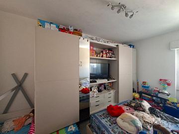 armadio a 3 ante e cameretta ragazzo