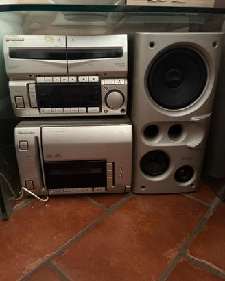 HiFi Pioneer raro con Carica 50 cd, 2 casse