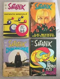 Satanik n. 101,102, 103, 104 lotto di 4 albi Corno