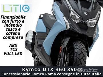 Kymco DTX 360 350i 2026 concessionario Roma