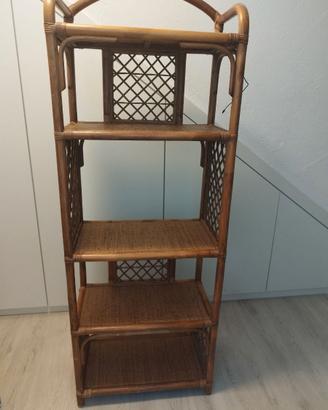 Libreria in rattan