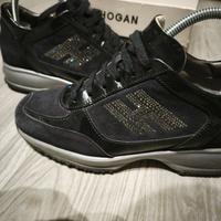 hogan blu con strass numero 36,5