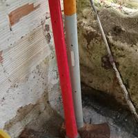 picco e mazza con manico in gomma dura