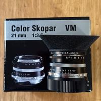 Voigtlander Color Skopar 21mm 3.5 VM + paraluce