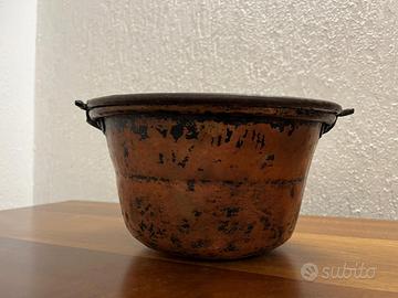 Paiolo in rame d'epoca