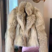 Pelliccia Volpe  Artica Luxury White Beige