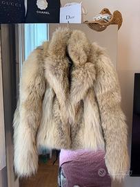 Pelliccia Volpe  Artica Luxury White Beige