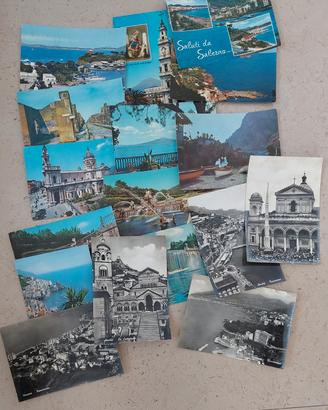 17 Cartoline della Campania viaggiate anni  '60