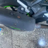 Marmitta e copertura marmitta Kawasaki ninja 400