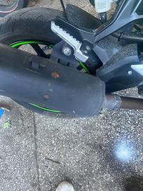 Marmitta e copertura marmitta Kawasaki ninja 400