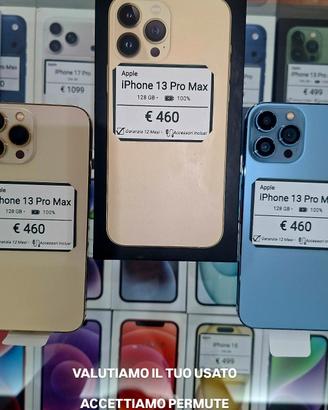 IPHONE 13 PRO MAX 128GB batteria 100%