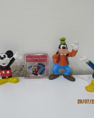 set di 3 Disney Topolino, Paperino e Pippo + extra