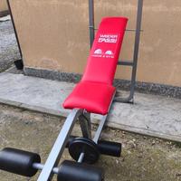 Panca con supporto bilancere e gambe