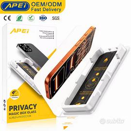 Pellicola Privacy iPhone 17 Pro Max + KIT - NUOVA