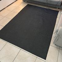 Tappeto IKEA a righe bianche e nero 160x230cm