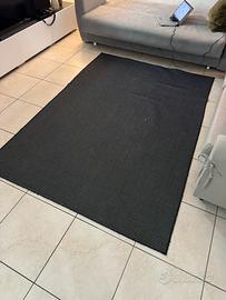Tappeto IKEA a righe bianche e nero 160x230cm