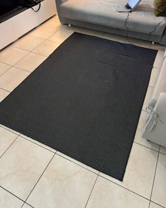 Tappeto IKEA a righe bianche e nero 160x230cm