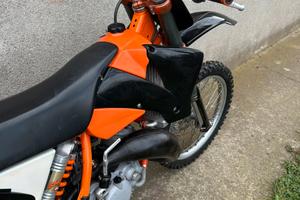 KTM exc 125 targato omologato motard