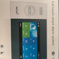 Sistema di allarme wi-fi RFID con sirena solare. 