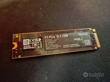 SSD nVME Crucial P3 Plus - 4TB