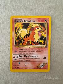 Carta Pokemon Blaine's Growlithe 62/132