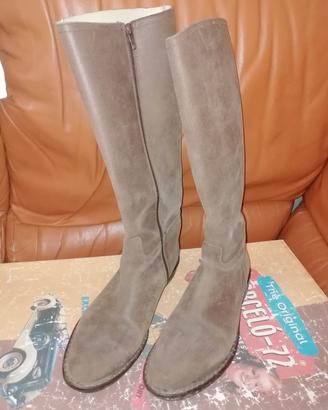 Stivali donna scamosciati 