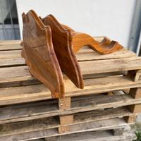 mensola in legno massiccio