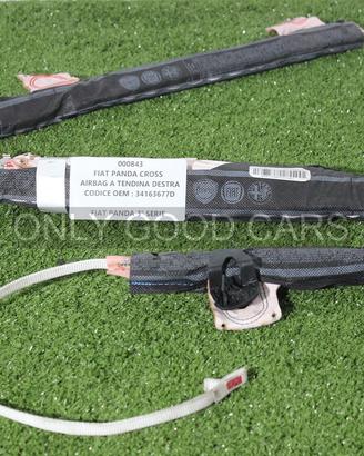 Airbag tendina destra fiat panda cross | 000843