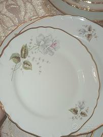 GINORI ANNI 60/70 FILO ORO "LORENA" X12 40PZ NUOVI