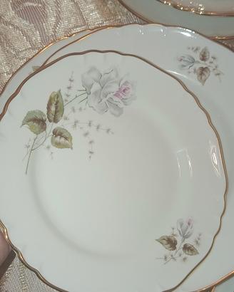 GINORI ANNI 60/70 FILO ORO "LORENA" X12 40PZ NUOVI