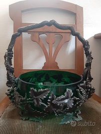 Porta frutta in ferro battuto