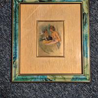 E. FELISARI - SENZA TITOLO - Olio su foglia d'oro