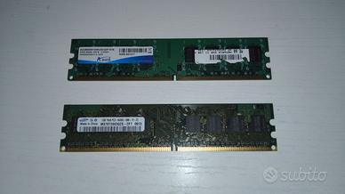 2x 1GB DDR2 RAM 800MHz Adata Samsung