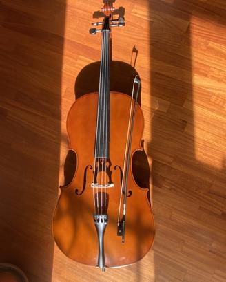 Violoncello 4/4, Archetto in carbonio e custodia