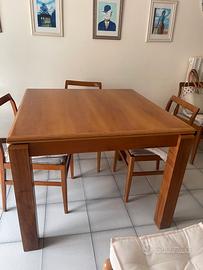 Tavolo allungabile + 6 sedie