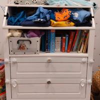 Fasciatoio cassettiera bimbo in legno come nuovo