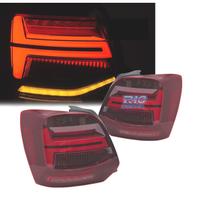 FANALI VOLKSWAGEN VW POLO V 09-17 LED ROSSO DINAMI