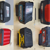 Supporti Batteria Professionali Bosch Makita DeWal