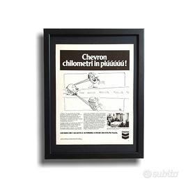 Pubblicità originale poster vintage Chevron F-310