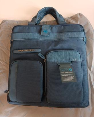 Borsa blu piquadro  nuova