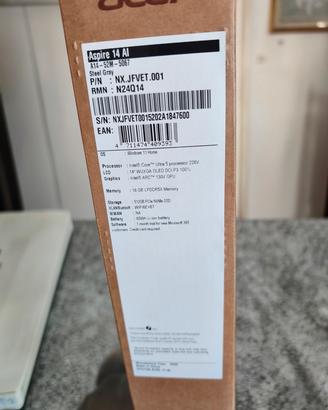 Pari al NUOVO  Notebook Acer Aspire 14 AI 