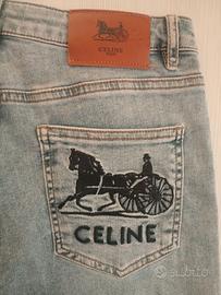Jeans CELINE Paris donna ,taglia M,indossati 4-5 v