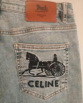 Jeans CELINE Paris donna ,taglia M,indossati 4-5 v