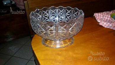Porta frutta antico in cristallo