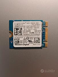 SSD NVME 256GB WESTERN DIGITAL