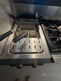 Cuocipasta bollitore 2 vasche gas 28 litri