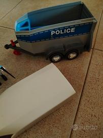 Playmobil Polizia con rimorchio