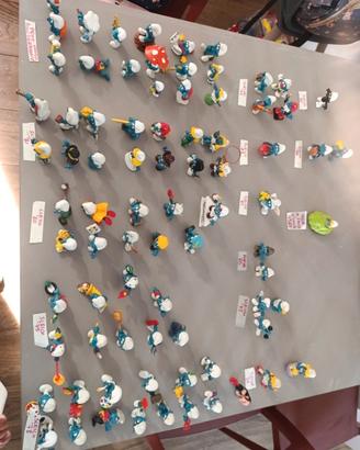 Collezione 80 Puffi Vintage Schleich Pezzi Rari